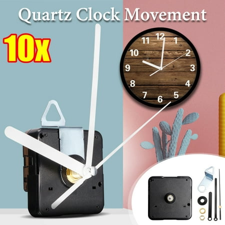 DIY Quartz Clock Movement Mechanism Hand Module Kit Hour Minute Second W New